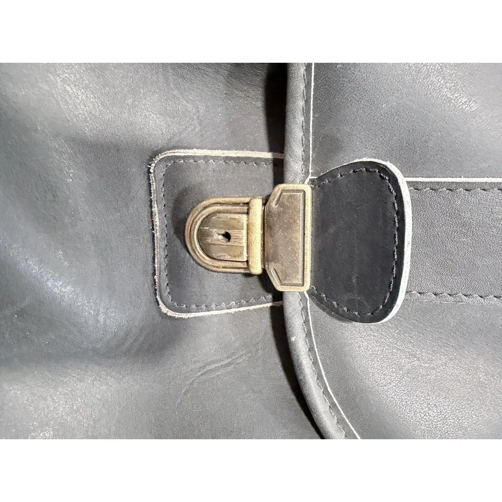 Rawlings Gian Paolo Lombardo Heart of the Hide Black Leather‎ Briefcase Bag USA